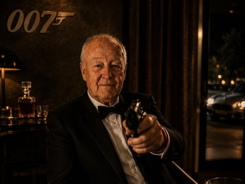 Unser Café verwandelte sich für einen Tag in einen Ort, der von der Welt des legendären Agenten James Bond inspiriert war.