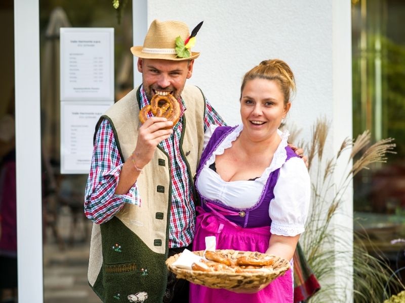 Unser Pavillon verwandelte sich für einen Nachmittag in ein kleines bayerisches Dorf voller guter Laune.