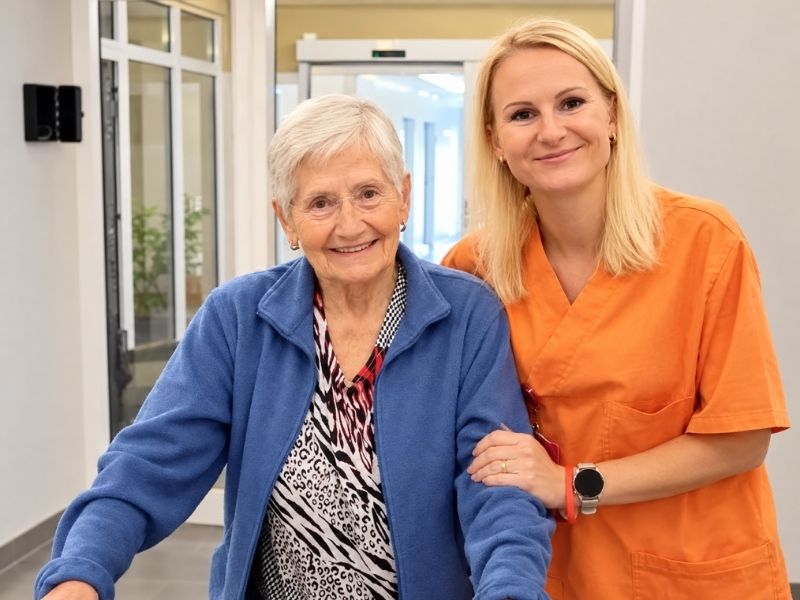 senior s peč.